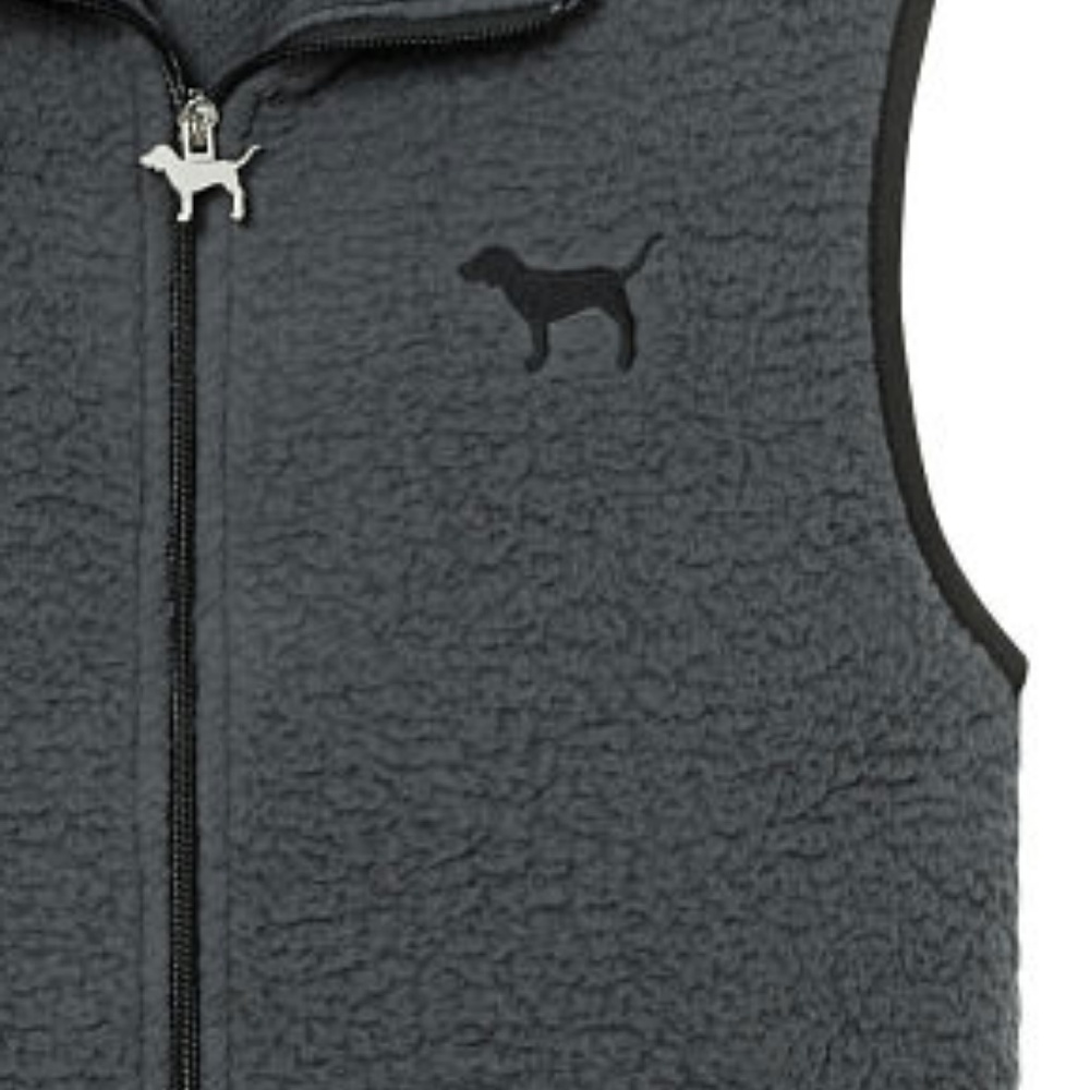 PINK Sherpa Fleece Vest New in Original Packaging - Picture 3 of 7